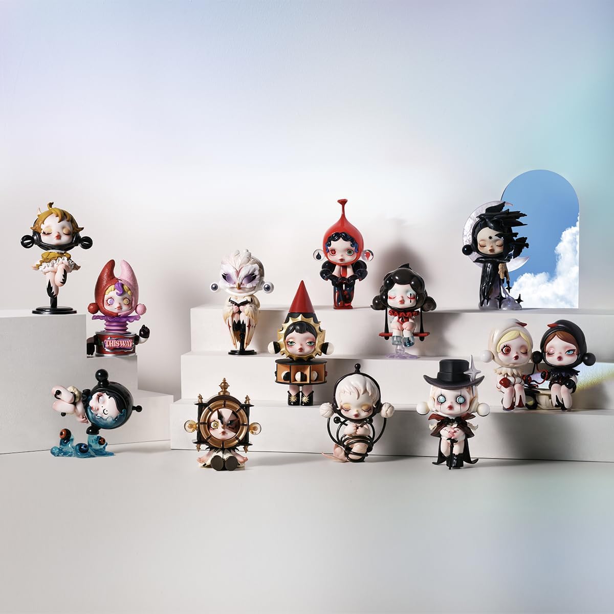 POPMART SKULLPANDAなど23点おまとめBOX POP MART Skullpanda City of Night Series (confirmed)12 Blind