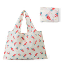 Sacs fourre-tout pliants réutilisables et imperméables en nylon Sacs d'épicerie pliables Sacs d'épicerie personnalisés avec pochette