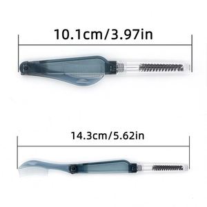 Cepillo y Peine para Cejas de Doble Cabeza, Plegable 2 en 1, Herramientas de Maquillaje de Marca Privada - Product Image 3