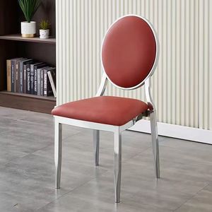 <span class=keywords><strong>Chaise</strong></span> de banquet ergonomique moderne blanche et stable, avec dossier rond rembourré, pour hôtel, appartement, événement, fête, mobilier - Product Image 5