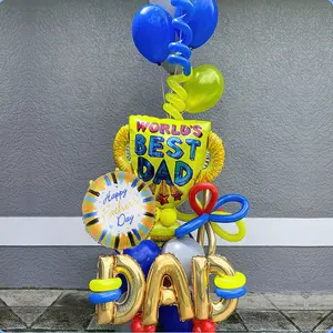 Wholesale Simply Fathers Day Gift 2023 Balloons for Outdoor Garden Home Decoration Balloon Standing