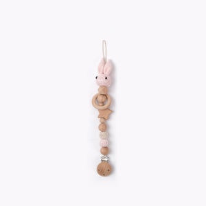<span class=keywords><strong>Cadena</strong></span> de <span class=keywords><strong>silicona</strong></span> para <span class=keywords><strong>chupete</strong></span> de bebé - Juguete creativo DIY con pegamento para dientes y clip - Product Image 3
