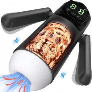 Masturbador Masculino Giratorio con Agarre Impermeable, Telescópico, Automático, Tipo Copa de Avión, 8 en 1, Juguete Sexual con Succión para Hombres, Superventas - Product Image 1