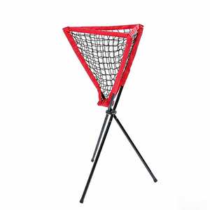 Collecteur de balles d'entraînement de baseball et softball facile à transporter, avec structure triangulaire rouge - Product Image 2