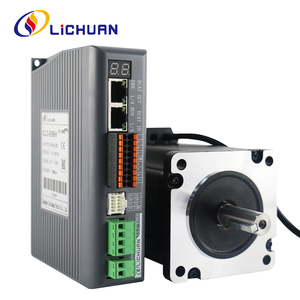 LICHUAN Stepper Motor Ethercat 1.8 Derajat 4,5n. M NEMA34 Stepper Motor Cnc Putaran Tertutup Stepper Motor dengan CL3-E86H + - Product Image 1