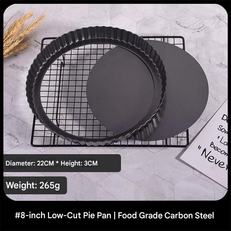 [Épaissie 22 cm] Assiette à tarte à fond vivant de 8 pouces