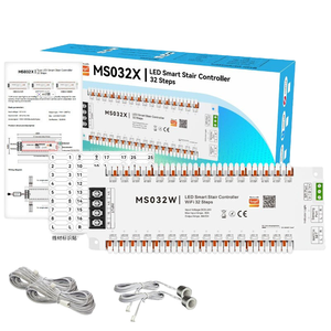 Stair Strip <b>Light</b> Full Color Controller WIFI Led Intelligent <b>Motion</b> <b>Sensor</b> 6A Running Stair Lighting Kit 1024 Pixels - Product Image 1