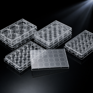 Plaque <span class=keywords><strong>de</strong></span> culture cellulaire traitée pour usage en <span class=keywords><strong>laboratoire</strong></span>, matériau PS - Product Image 1