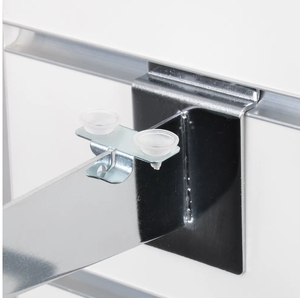 Cửa hàng lịch thi đấu trung tâm kính kệ Clip với cao su đôi cản - Product Image 1