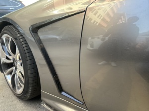 Guardabarros de Fibra de Carbono Seca Estilo <span class=keywords><strong>R</strong></span> para Lexus LC500 LC500H, Alerones Laterales y Otros Accesorios Exteriores - Product Image 3