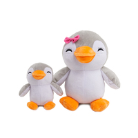 Pingüino de peluche personalizado, juguete suave, Animal de peluche, pingüino, adecuado para bebés y niños, venta al por mayor