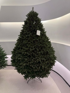 High Quality WanHui Standing Base Artificial Christmas <b>Tree</b> PE/PVC Material 100 <b>LED</b> <b>Lights</b> Warm White Indoor Spruce Full Decor - Product Image 5