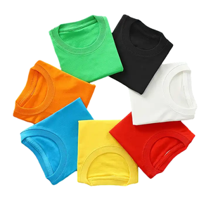 Enfants Garçons Filles T-<span class=keywords><strong>shirt</strong></span> uni avec patch à paillettes T-<span class=keywords><strong>shirt</strong></span> en coton de couleur unie pour enfants - Product Image 6