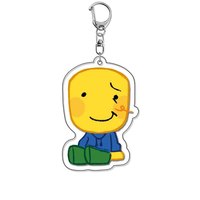 Porte-clés en acrylique Roblox Game Anime Merch avec impression UV, léger, cadeau pour visiteurs, fabriqué en Chine