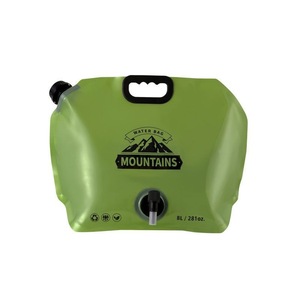 Nouvelle poche à eau portable de 8 L pour <span class=keywords><strong>camping</strong></span> et pique-nique en extérieur, grande capacité, avec robinet, pliable pour voyage en voiture - Product Image 6