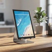 Support vertical/portable en forme de L pour tablette 15,6 pouces avec caméra 5MP, compatible Android/Windows, pour la navigation en magasin, aéroports et intérieur, 16 Go
