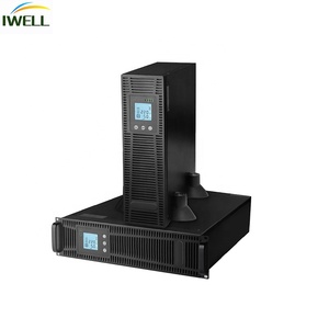 Onduleur en ligne à double conversion pour montage en rack, 3 kVA 2700 W, monophasé 220 V, écran LCD, onde sinusoïdale pure, temps de transfert 0 ms, pour télécommunications - Product Image 2