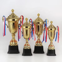 Hot New Design Personnalisé Sports Trophy Cup Gold Sports Award Médaille en Bronze Fer pour Football Basketball Logo Personnalisé