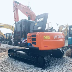 Thấp giờ làm việc 2023 Nhật bản gốc Hitachi zx120 cũ Crawler Digger 12 tấn zx120 sử dụng máy xúc