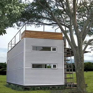 Vente directe d'usine 20 & 40 pieds conteneur d'expédition préfabriqué emballé <span class=keywords><strong>à</strong></span> plat fait <span class=keywords><strong>maison</strong></span> pour les hôtels panneau sandwich matériel - Product Image 6