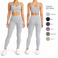 Ensemble de maillot de bain 2 pièces pour femme, dos nageur, en Spandex/Nylon, uni, respirant, léger, extensible dans les quatre sens, anti-UV, taille haute, OEM