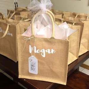 Sac fourre-tout en lin et jute naturel 40*35*15CM, personnalisable avec logo, fermeture à cordon, poignée en corde, idéal pour cadeaux - Vente en gros à prix réduit - Product Image 1