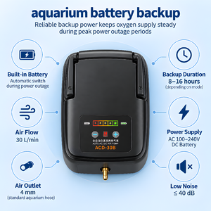משאבת אוויר נטענת USB AC/DC דו-מצבי עם דיאפרגמה לאוורור דגים חיים, להובלת דגים, לבריכות דגים ולדיג בחוץ. - Product Image 3