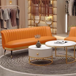 Sofá Moderno Personalizado para Sala de Espera de Salón de Belleza, Banco Largo, Sillas de Espera para Barbería, Muebles para Área de Espera - Product Image 4