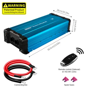 DC AC Power Pure Sine Wave Converter Inverter 12volt 24V to 110V 220 V 3500W inverter USB OEM Shell