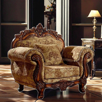 Nouveau produit chaud canapé en tissu européen 123 ensemble salon en forme de U combinaison tissu meubles canapé