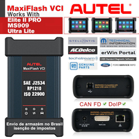Dongle VCI MaxiFlash J2534 para Programador de ECU, Compatible con Software OEM Automaker GM Techline, Escáner de Reprogramación USB