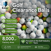 Vente en gros d'usine : Balles de golf d'occasion en lot de 2 ou 3 pièces, balles de golf recyclées pour tournois, balles de golf de marque usagées