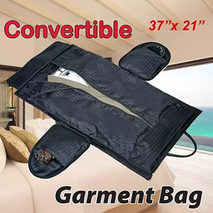Wholesale Luxury Foldable Travel <strong>Men</strong> Suit Bag Waterproof Garment Weekender <strong>Duffel</strong> Bag High Quality Leather Garment Duffle Bag - Product Image 2