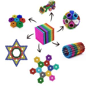 25 Jahre Lieferant Buckyball individuelle bunte magnetische Kugeln 216/512/1000 Stück Neodymium-Sphären-Magnete Spielzeug auf Lager