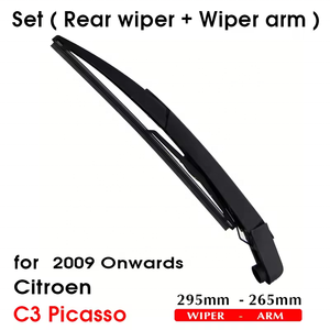 Spazzola Tergicristallo Posteriore 295mm + Braccio 265mm <span class=keywords><strong>per</strong></span> Parabrezza Auto, <span class=keywords><strong>Accessori</strong></span> <span class=keywords><strong>per</strong></span> <span class=keywords><strong>Citroen</strong></span> <span class=keywords><strong>C3</strong></span> Picasso dal 2009 in poi - Product Image 5