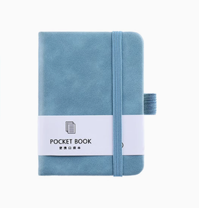 Portátil personalizado A6 Tapa dura Mini diario de bolsillo Nota práctica cubierta de cuero de tamaño pequeño registro Memo diario de la Escuela de Negocios - Product Image 4