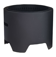 Table de foyer à gaz ou en bois portable intérieur/extérieur personnalisable en gros sans verre pour camping BBQ ODM/OEM disponible