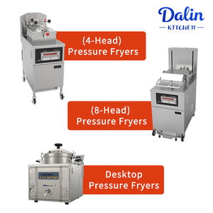 KFC Fast Food YXD-55HE Henny Penny 8 kafaları 8 HD büyük kapasiteli tavuk fritöz makine basıncı/tavuk fritöz makine Henny Penny - Product Image 2