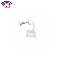 Accesorio de Riel para Cortinas con Tapa de Extremo Reforzada KS, Resistente a Impactos y de Ajuste Seguro, para Sistema de Riel de Cortinas Manual, Superventas