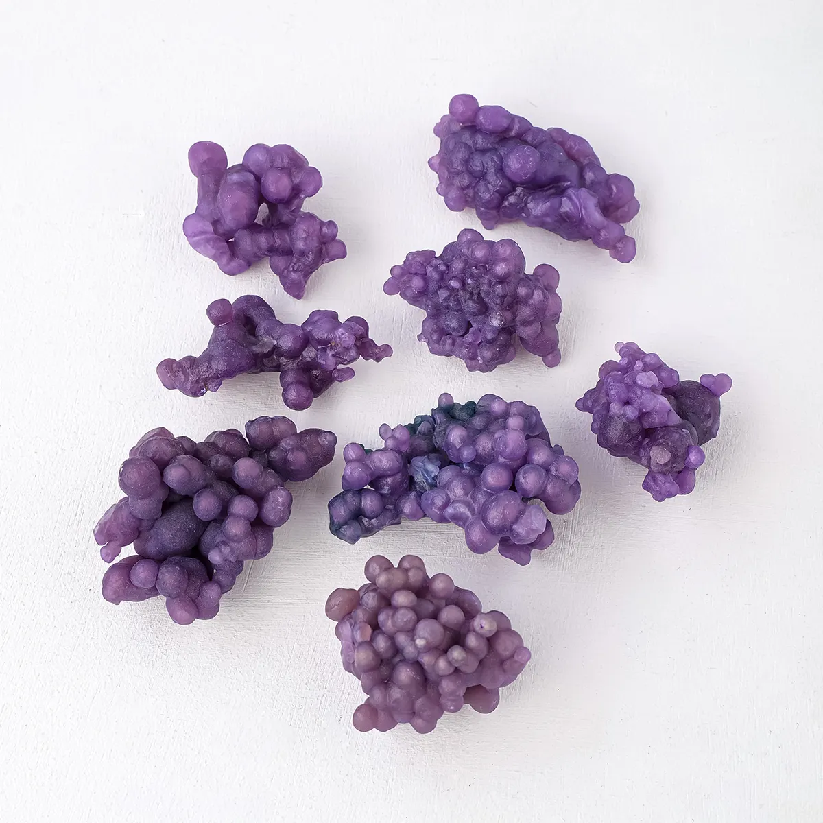 Wholesale natural crystal ore marks decorated purple grape agate ore marks crystal crafts collection