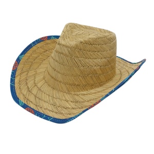 Sombrero de Paja Estilo Vaquero Personalizado, Plegable, Tejido a Crochet, con Ala Ancha, Clásico, para Playa y Protección Solar - Product Image 2