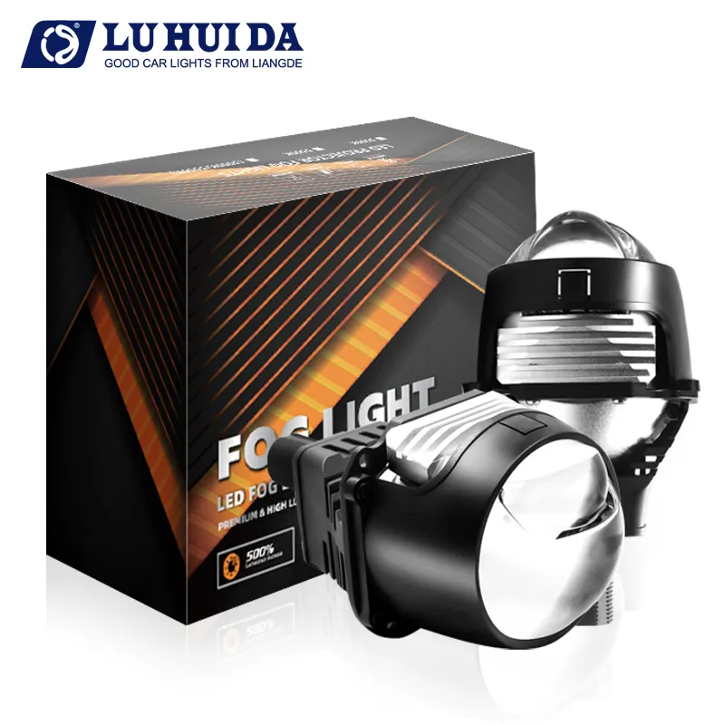 Mini Lens 2.5 Inch Gebroken Installatie Universele Dual Led Mini Projector Lens Lhd Rhd Led Koplamp