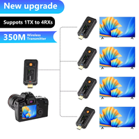 Extensor Inalámbrico HDMI de Alta Calidad de 300 m, 1080p, 1 Transmisor a 4 Receptores, Transmisor y Receptor HDMI, Inalámbrico 1080p para Proyector