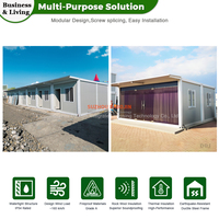 Conteneur d'atelier portable, salle à outils préfabriquée, unité de stockage modulaire à construction rapide pour entrepôt ou bureau, panneau sandwich EPS
