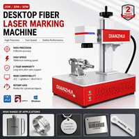 Machine de marquage laser à fibre de bureau DIANZHUI 20W 30W 50W LightBurn pour la gravure sur acier inoxydable