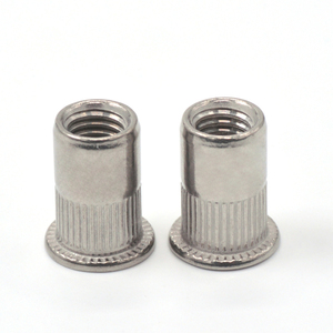 Chất lượng cao 304 thép không gỉ M3 M4 M6 M8 M10 M12 hạt đinh tán Đầu Phẳng cho các ứng dụng khai thác mỏ - Product Image 2