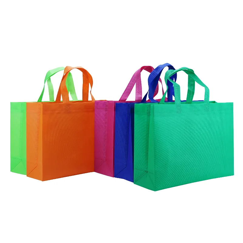 Wenzhou Reusable Fabric Item D Cut Gift Pp Non Woven Eco Nonwoven Shopping Bag