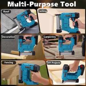 Pistola <span class=keywords><strong>de</strong></span> Clavos Eléctrica WODHMIEY, 2 Modos, a Batería, Clavadora <span class=keywords><strong>de</strong></span> Clavos <span class=keywords><strong>de</strong></span> Calibre 18, 20V, Inalámbrica, Motor <span class=keywords><strong>de</strong></span> Cobre, <span class=keywords><strong>Grapadora</strong></span> <span class=keywords><strong>de</strong></span> Alta Resistencia para Trabajos en Madera - Product Image 6