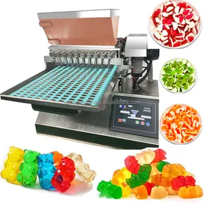 台式软糖倒果机/零食糖果制作设备/巧克力夹心机