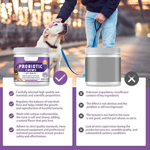 Probiotici Naturali <span class=keywords><strong>per</strong></span> <span class=keywords><strong>Cani</strong></span> in Morbide Compresse, Supporto <span class=keywords><strong>per</strong></span> la Pelle e la Flora Intestinale a Lunga Durata - Product Image 6